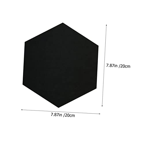 12pcs Paneles Hexagonales Absorbentes de Sonido para Pared, Adhesivos Decorativos Multifuncionales de Fieltro para Oficina y Hogar, Paneles Acústicos Aislantes para Notas, Fácil Instalación miniatura 2