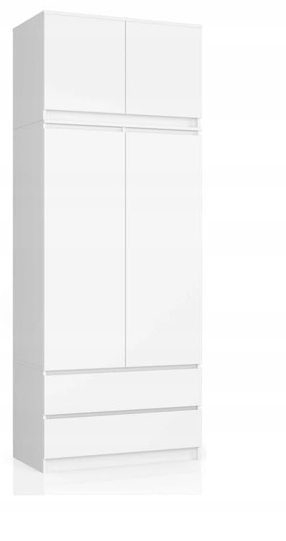 Capienza: pratica suddivisione con 2 ante girevoli, 2 cassetti e 4 ripiani per una conservazione ottimale