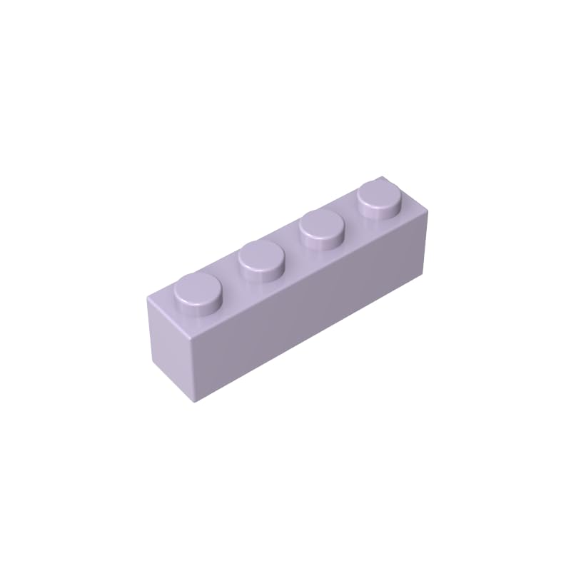 3010 Basic Bricks Brick 1x4 50 Pieces GDS-534 Compatible with Lego Building Blocks Color:pink purple