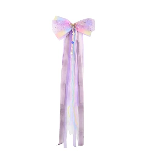 Husalsea Zuckertüten Schleife Große Geschenkschleife für Schultüte Schultütendekoration (Lila)