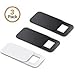 Tintelek Webcam covers (3 Pack) Camera Cover for iPhone, iPad, Laptop, Mac, Tablet, Desktops (2 Black+1 White)