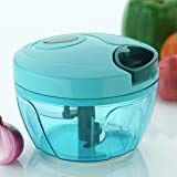 New Handy Mini Plastic Chopper with 3 Blades Use Like Crusing and Mixing Pack of - 1