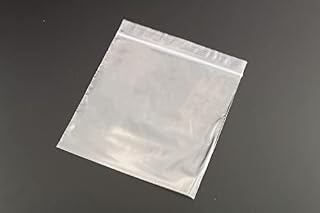 Grip Seal Bags - Self Seal Resealable Food Safe - 4.5" x 4.5 / 112mm x 112mm - Box of 1000