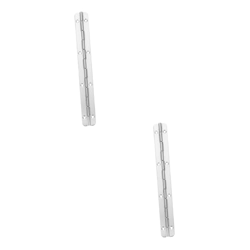 CIYODO 2pcs Wooden Case Hinges Long Piano Hinge for Jewelry Box Safe Easy to Install