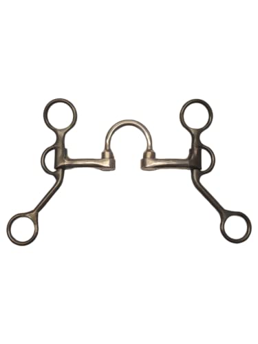 Dutton Bits Short Swept Back Shank High Round Wide Port Equine Bit