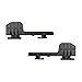 1 Pair of Direct Replacement Roof Air Deflectors Compatible with Land Rover Defender L663 Replace LR137034