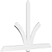 Ekena Millwork GBP096X64X0206RED00 Redmond Architectural Grade PVC Gable Brackets 96"W x 64"H x 2"D x 6"F, 16/12 Pitch