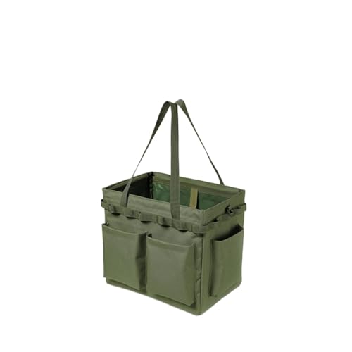 XCTDSVAH Bolsa Termica Porta Alimentos 1 unidad portátil multifuncional for exteriores, se puede utilizar como bolsa de Camping, transporte gran capacidad, Picnic(Green)