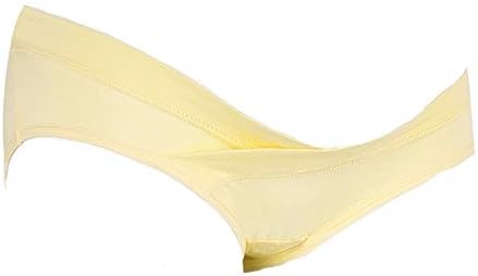 Muqian 4-Pack Women Maternity Pregnancy Panties Underwear, Yellow, Medium