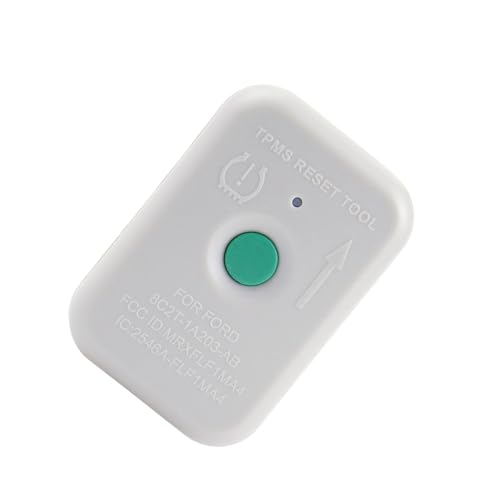 wipcowi Car TPMS Programming Tool, Tire Pressure Activation & Reset Tool, Portable Sensor Relearn Device OEM# 8C2T-1A203-AB, Compatible with Ford F-150 Ranger Edge Explorer Mustang (White)