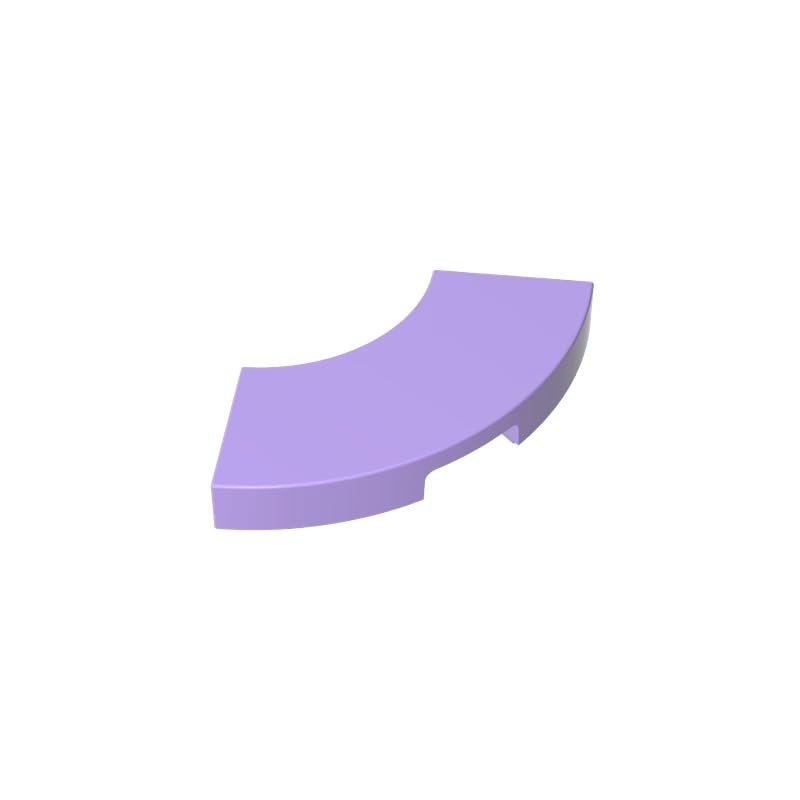 GDS-1277 27925 Circular Plate Tile 2x2 Curved, Macaroni, Lavender, 50 PCS โ image 1
