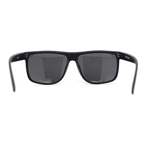 Kush Mens Large Cholo Iconic Gangster Horn Rim Sunglasses Matte Black, 5 5/8In (143mm) W x 2In (52mm) H4