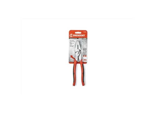 Crescent 9\" Lineman\'s Compound Action Dual Material Pliers - CCA20509, Red