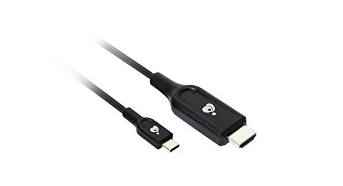 IOGEAR USB-C (M) to HDMI (M) 9Ft Cable - 4K@60Hz - Compatible with Thunderbolt 3 - G2LU3CHD03, Black, 9.Feet - Image 2