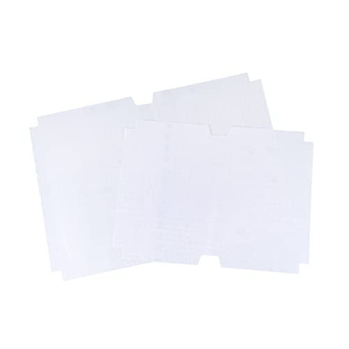 Ciieeo 1 Conjunto/30 Peças Protetor De Livro Slipcase Mangas De Fichário Transparente Para Papel Tra