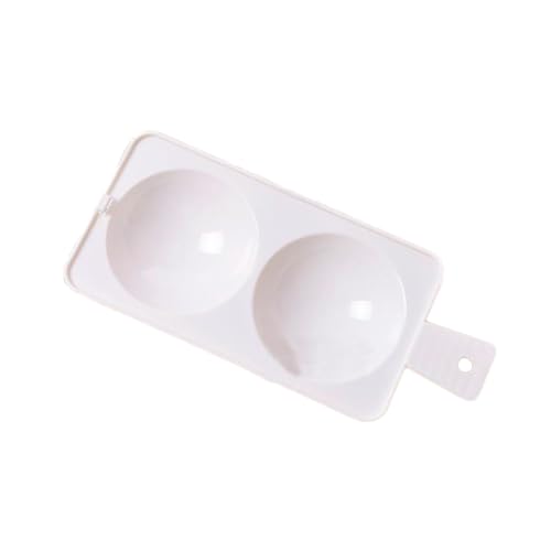 IMIKEYA Diy Egg Cooker Mold Microwave for Poached Eggs Double Covered Non-stick Random