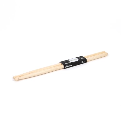 Musictree 2 Pares de Baquetas 5A de Arce - Duraderas y Responsivas para Bateristas Profesionales y Principiantes, Agarre Cómodo, 16 pulgadas de largo para Juego Versátil, Ideal para Jazz y Rock miniatura 5