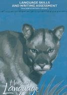 Harcourt School Publishers Language: Language Skills And Writing Assessment Teacher'S Edition Grade 4