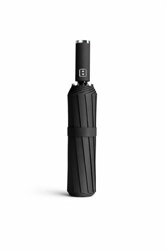 Guarda-Chuva MI, Preto,Automático, Proteção UV 99%, Revestimento Impermeável, 105cm Aberto, 32cm Fechado (Preto)