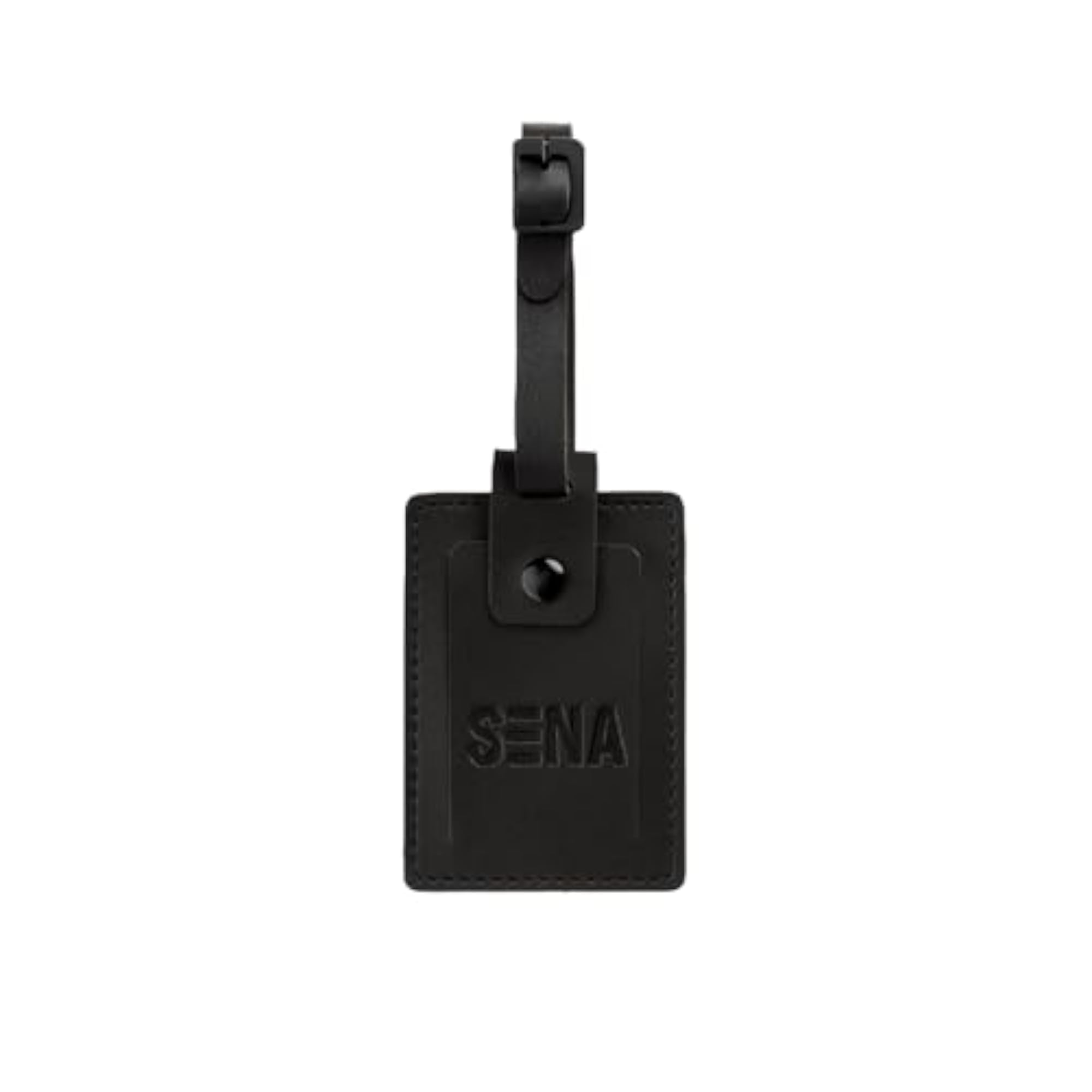 Faux Leather Luggage Tag, Embossed Travel Accessory