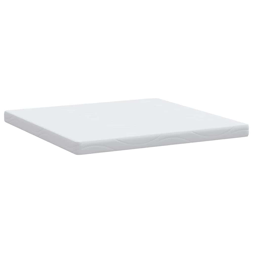 Materasso bianco 200 x 200 cm con memory foam a freddo, comfort per chi dorme sul fianco, adatto per chi soffre di allergie, altezza 13 cm