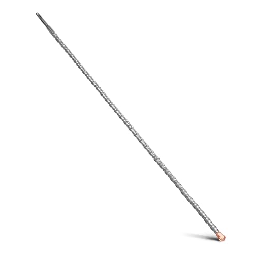 MOXPIFY 10 x 1000 mm Forets SDS Plus avec double hélice, Forets pour marteau-piqueur pour béton, pierre, pierre naturelle