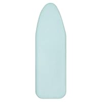 LUKDUNG Bügelbrettbezug, Bügeltischbezug aus Baumwolle, Bügelbezug mit Elastischer für Dampfbügelstation, Passend für Bügeltische 120-125cm x 40-46cm, Blau