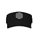 X psblty Flower of Life Sacred Geometry Visor Hats for Men Women Fashion Adjustable Sunscreen Visor Cap, for Sport Golf