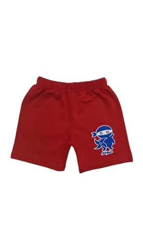 Image of Cotton Printed Kids Shorts for Baby Boys and Girls - Regular Fit Daily Use Multicolored (Pack of 6 Pees)