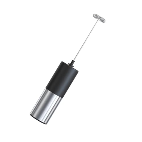 Ipetboom Espumador Eléctrico de Leche y Café sin Pilas Materiales Duraderos de Acero Inoxidable y ABS Adecuado para Preparar Bebidas en Casa
