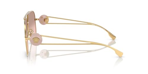 Image of Versace Sunglasses VE 2269 10027E Gold Light Pink Mir Gradient S