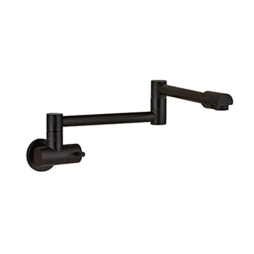 Robinet mural cuisine eau froide pliable or chrome