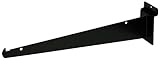 12' Black Slatwall Knife Shelf Bracket With Lip - 10 Pcs Lot - Fits All Slat Panels