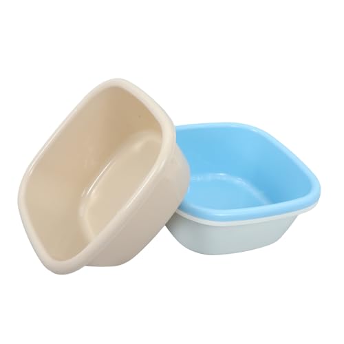 FOMIYES Elegant Pp Wash Basin Set 13.19x13.19x5.12in Large Bowl for Dishes Hand Washing Resistant to Bending Available in Multiple Colors