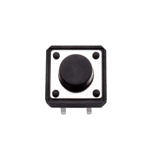 Botón pulsador 12V CC interruptor tactil de 4 pines y 12mm de panel electronico 5