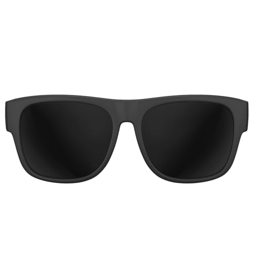 grinderPUNCH Polarized Sunglasses Fit Over Glasses, Wrap Around Sunglasses for Men and Women to Fit Over Glasses UV Protection Lightweight (Black)3