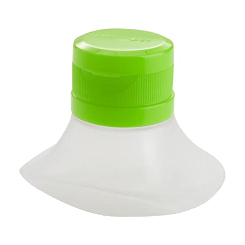 Yjcnelcr Bottiglie da spremere per condimenti per insalata, portatile, piccola scatola per condimenti per salse, contenitore per condimenti per insalata con coperchio