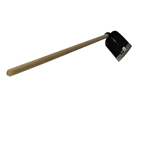 Easy Shopping® Digging Hoe with handle Ideal for any type of digging, Traditional Wooden Digging Hoe Garden Potatoes Dig Tool