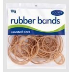 Bandas de goma natural de 10 g (36 s)