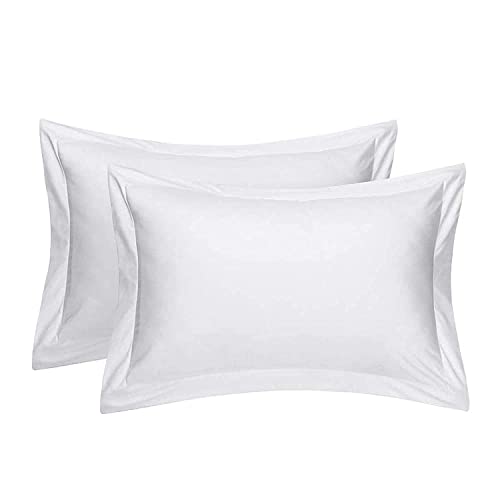 RJ BEDDING King/California King Size Pillow Shams Set of 2, Decorative, 800 Thread Count, 100% Pure Egyptian Cotton, 2PCS King Size Shams (20