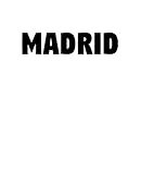 Madrid: A Home Design decorative book for coffee tables, shelves, end tables, and interior design styling - Housewarming Gift Decorum - stack decor ... any room in home (Fashion City White Cover)