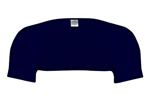 wobera ANGORA Schulterwärmer mit Arm aus Angora Schurwolle und Polyamid (Gr. XXL Farbe: Marine)