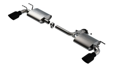 BORLA 11970BC Axle-Back System for 2019-2023 Mazda 3 Naturally Aspirated/ 2021-2023 Turbo 2.5L 4 Cyl. Automatic/Manual Transmission Front Wheel Drive/All Wheel Drive 4 Door Hatchback.