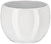 KOTARBAU® Keramik-Blumentopf Übertopf ⌀ 10 cm für Blumen Pflanzen Weiß