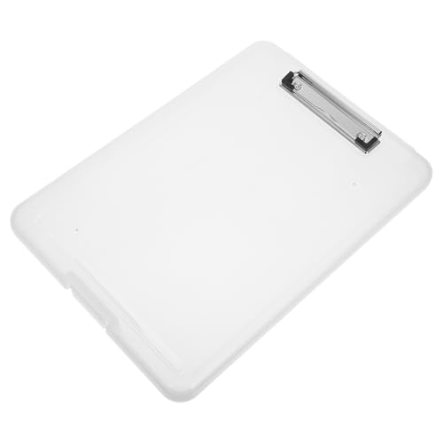 Organiseur multifonction transparent avec porte-bloc intégré pour documents