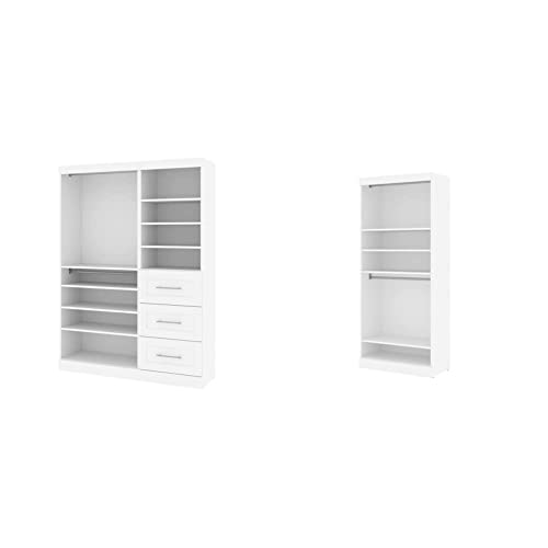 Bestar Pur Closet Organizer In White, 61W & Pur Closet Organizer In White, 36W #TOP23