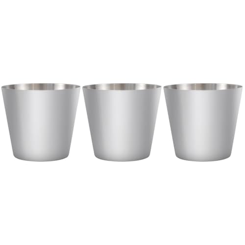 3pcs French Fry Cups Versatile Snack Juice Containers Home Restaurant Hotel Use