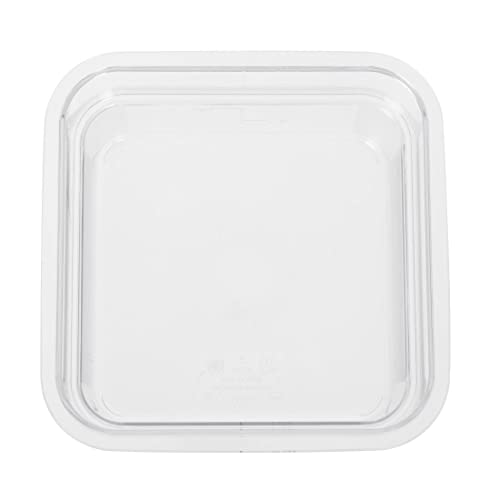 Image of Cambro 2SFSCW135 CamSquare Food Container 2 qt. 7-1 /4 inch x 7-1 /4 inch x 3-7 /8 inch clear