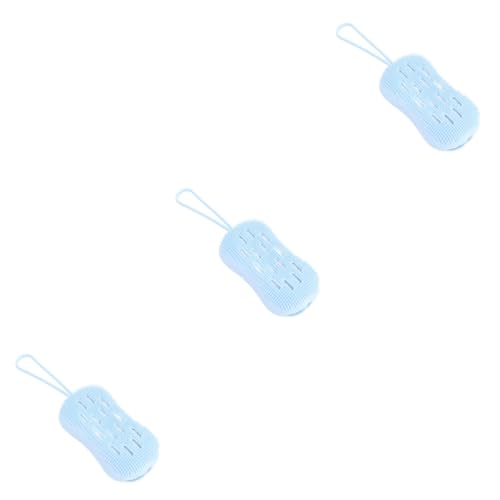 Lot de 3 brosses de bain pour massage et nettoyage exfoliant