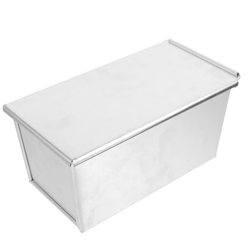 NUOBESTY Molde para Pan Tapa, Bandeja Antiadherente de Aluminio para Horno, Adecuado para Preparar Pan Casero y Tostadas, Utensilio Práctico para Cocina